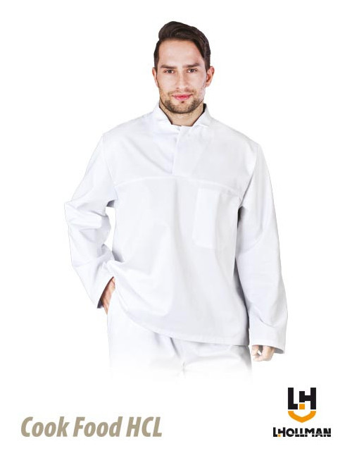 Lh-food_jwb Schutz-Sweatshirt in Weiß L.hollman