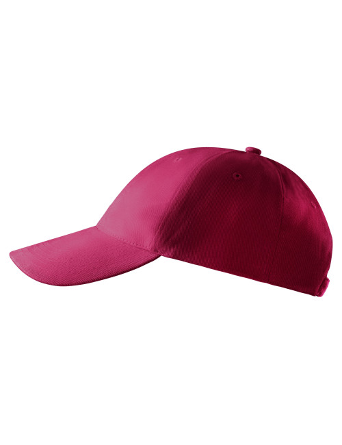 Unisex cap 6p 305 garnet Malfini