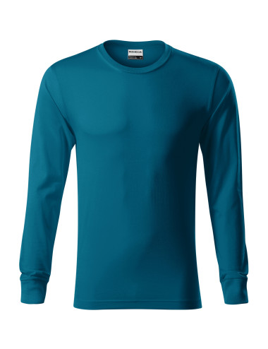 Koszulka unisex Resist ls R05 petrol blue Malfini Rimeck