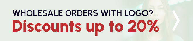 Wholesale orders with logo