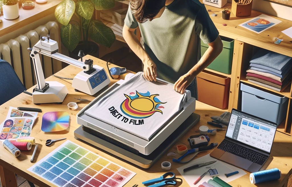 jak samodzielnie nanieść nadruk ( termotransfer ) dtf na odzież